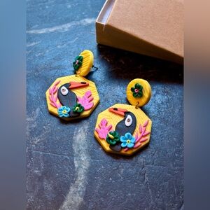 Tropical Toucan Earrings